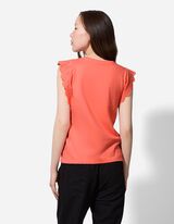 T-Shirt - Lochspitze - hellrot