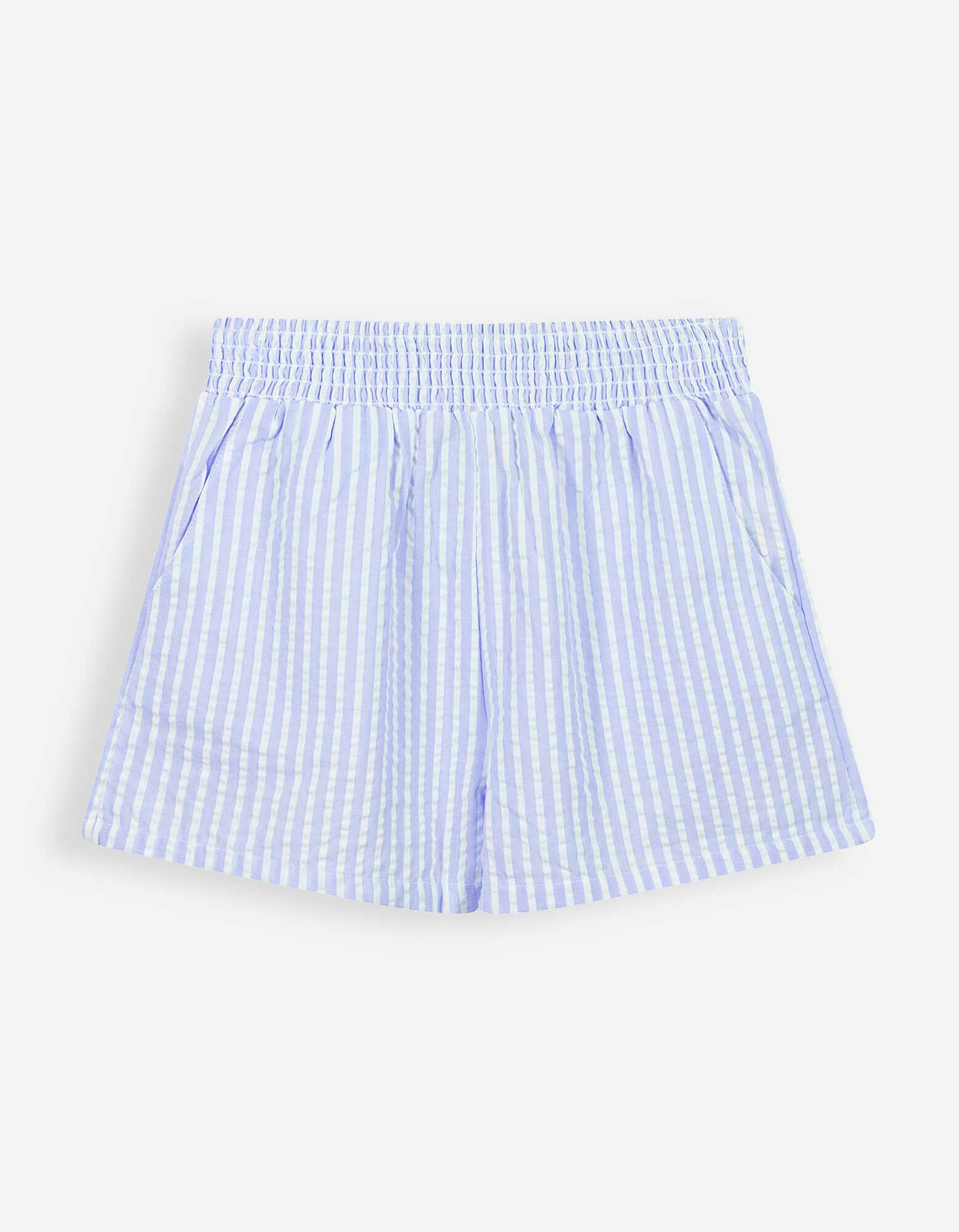 &nbsp;Set aus T-Shirt und Shorts - Stickereien - wei&szlig;