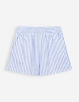 &nbsp;Set aus T-Shirt und Shorts - Stickereien - wei&szlig;