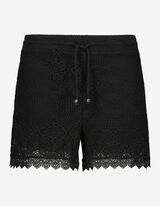 Damen Shorts - Häkelspitze   
