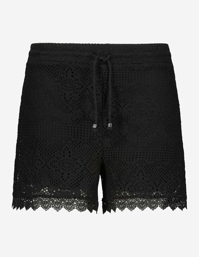 Damen Shorts - Häkelspitze   