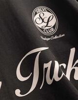 T-Shirt - Frontprint - Schwarz