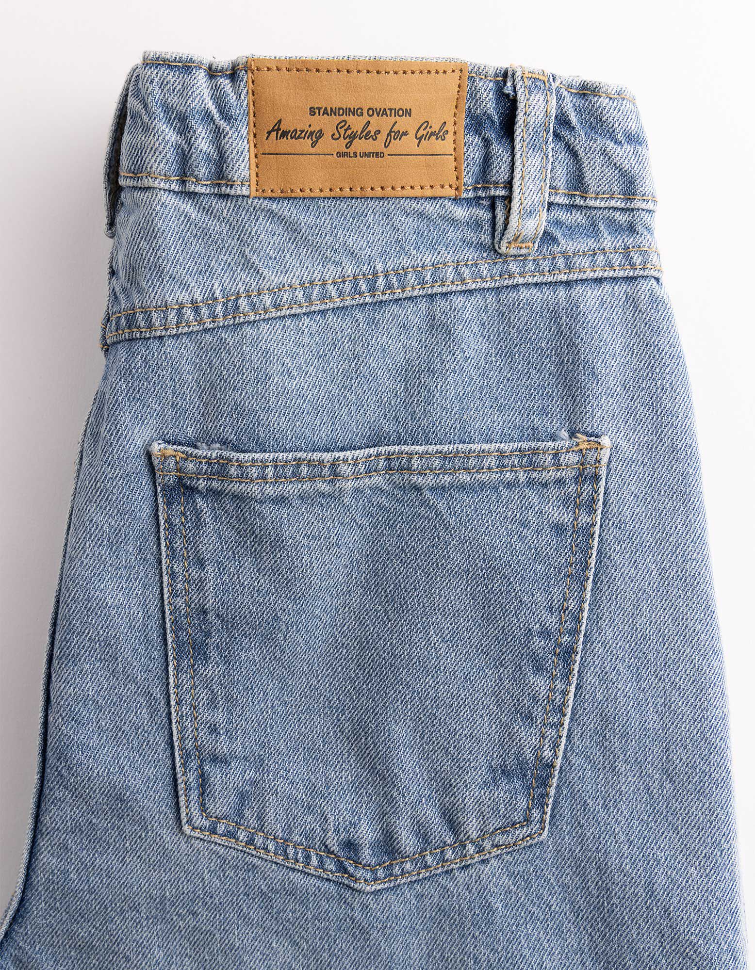 Jeans - Applikation - blau