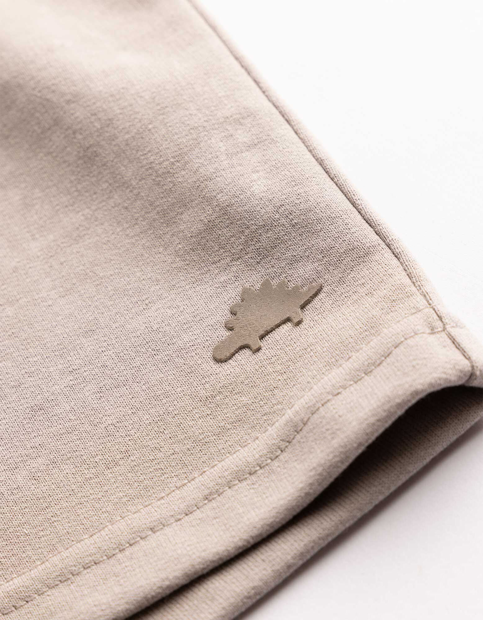 Short basique - Molleton - Beige