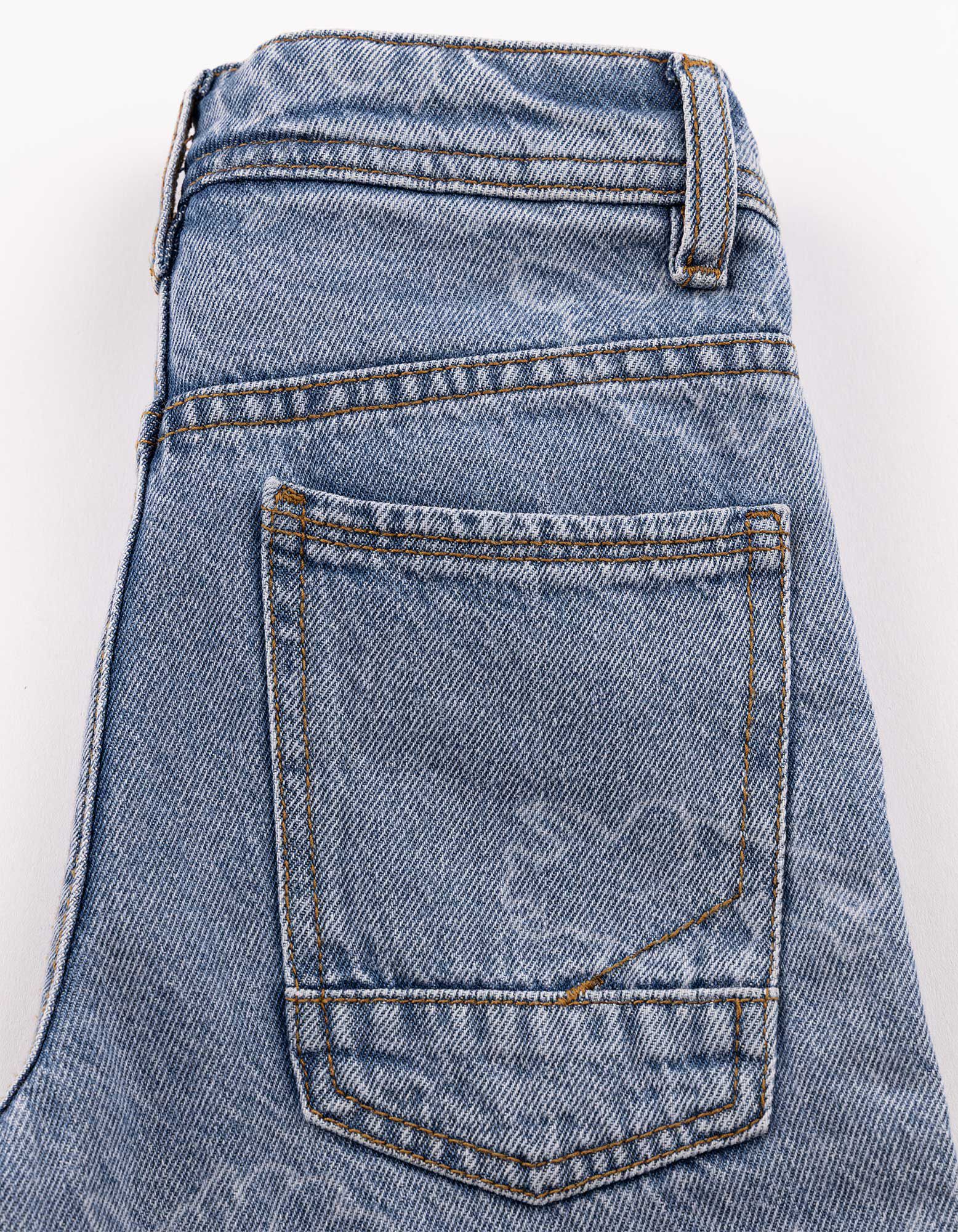 Jeans - Laserprint - Hellblau