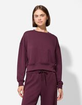 Mikina - Obsah modalu - tmavofialova