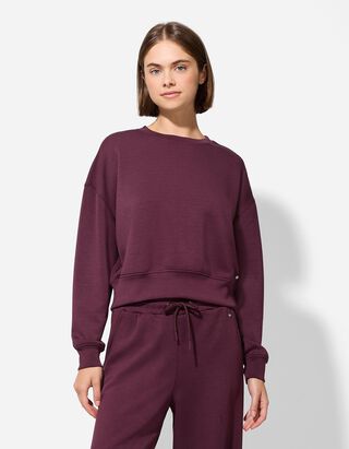 Mikina - Obsah modalu - tmavofialova