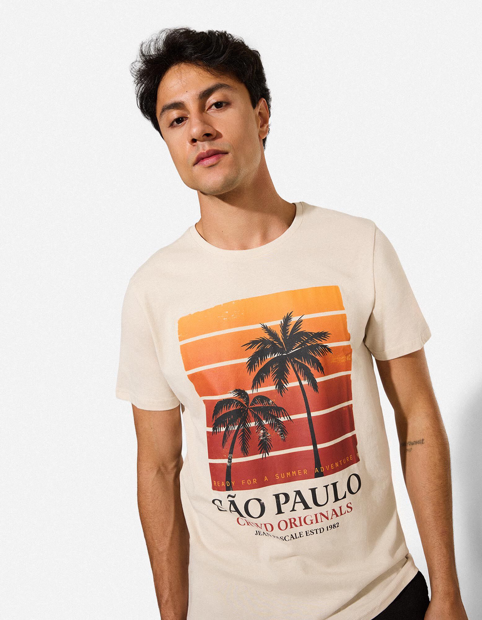 T-shirt - beige