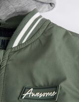 Koledž jakna - tamno-zelena