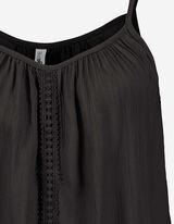 Top - LENZING™ ECOVERO™ - nero