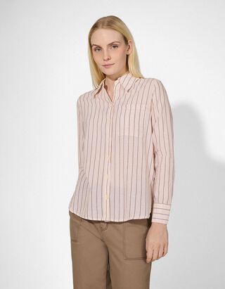 Camicia - Righe - rosa