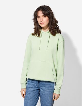 Mikina s kapucňou - Kapucňa - zelena