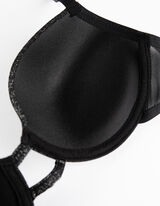 Push-up podprsenka - Push-up efekt - cierna