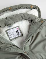 Parka - eemaldatav kunstkarusnahk - tumeroheline