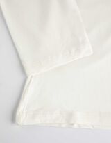 Majica dugih rukava - LENZING&trade; ECOVERO&trade; - bela