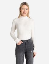 Pul&oacute;ver - Szűk fazon - b&eacute;zs