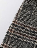 Mini-suknja - izgled vune - siva