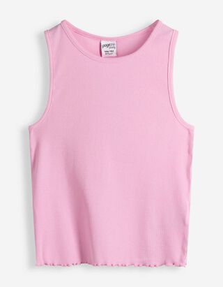 Top - Muschelsaum - Pink