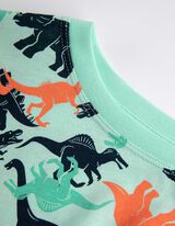 Pigiama completo (felpa + pantaloni) - Stampa allover - turchese