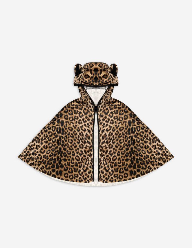 Haină - Animal print - Negru