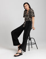 Palaidinė-mar&scaron;kiniai - LENZING&trade; ECOVERO&trade; - juodas