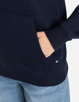 Hoodie - Kangoeroezak - donkerblauw