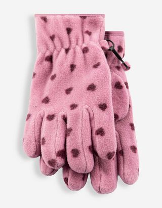 Skihandschuhe - Fleece - Rosa