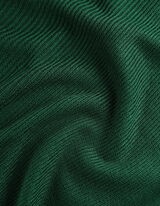 Pulover de tricot - Mâneci supradimensionate - Verde inchis