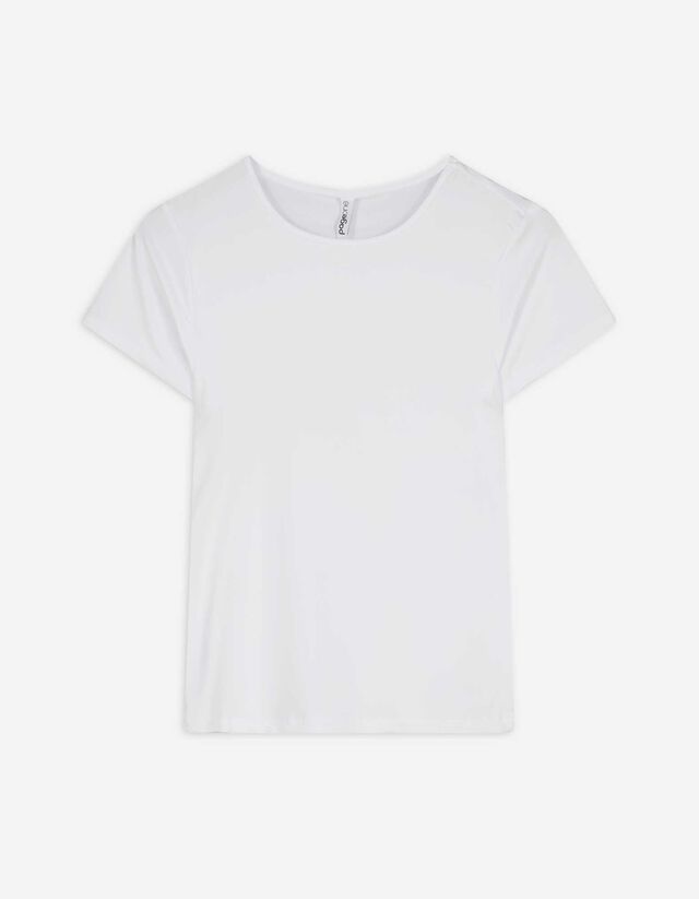 T-Shirt - Slim Fit - weiß
