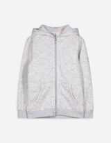 Sweatjacke - Allover-Print