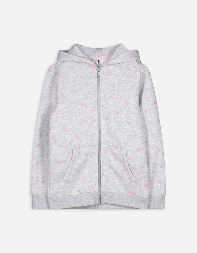 Sweatjacke - Allover-Print