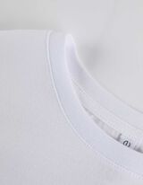 T-shirt - Maniche con risvolti fissi - bianco