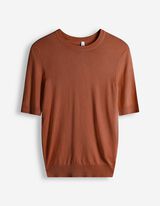 Pullover - Manica corta - rosso scuro