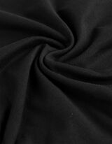 Marškinėliai - Apskrita iškirptė - juodas