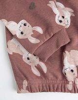 Trikotažinis megztinis - Ištisinis raštas - sviesiai rudas