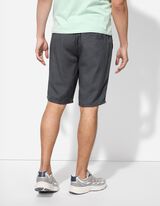 Pantaloncini - Misto lino - blu scuro