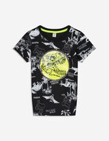 T-shirt - Paillettes doubleface - nero