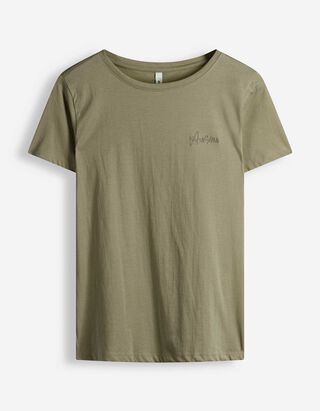 T-Shirt - Stickereien - Hellgr&uuml;n