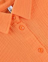Srajčna bluza - Muslin - oranzna