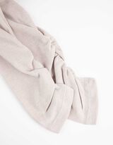 Bluză de corp cu mânecă lungă - Lurex - Bej