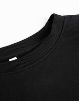 Melegítőfelső - Túlméretezett fazon - fekete