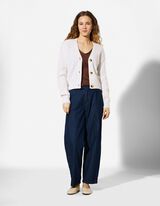 Pletena jopa - Pletenine - belo