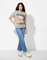 T-shirt - zwierzęcy wzór - bez