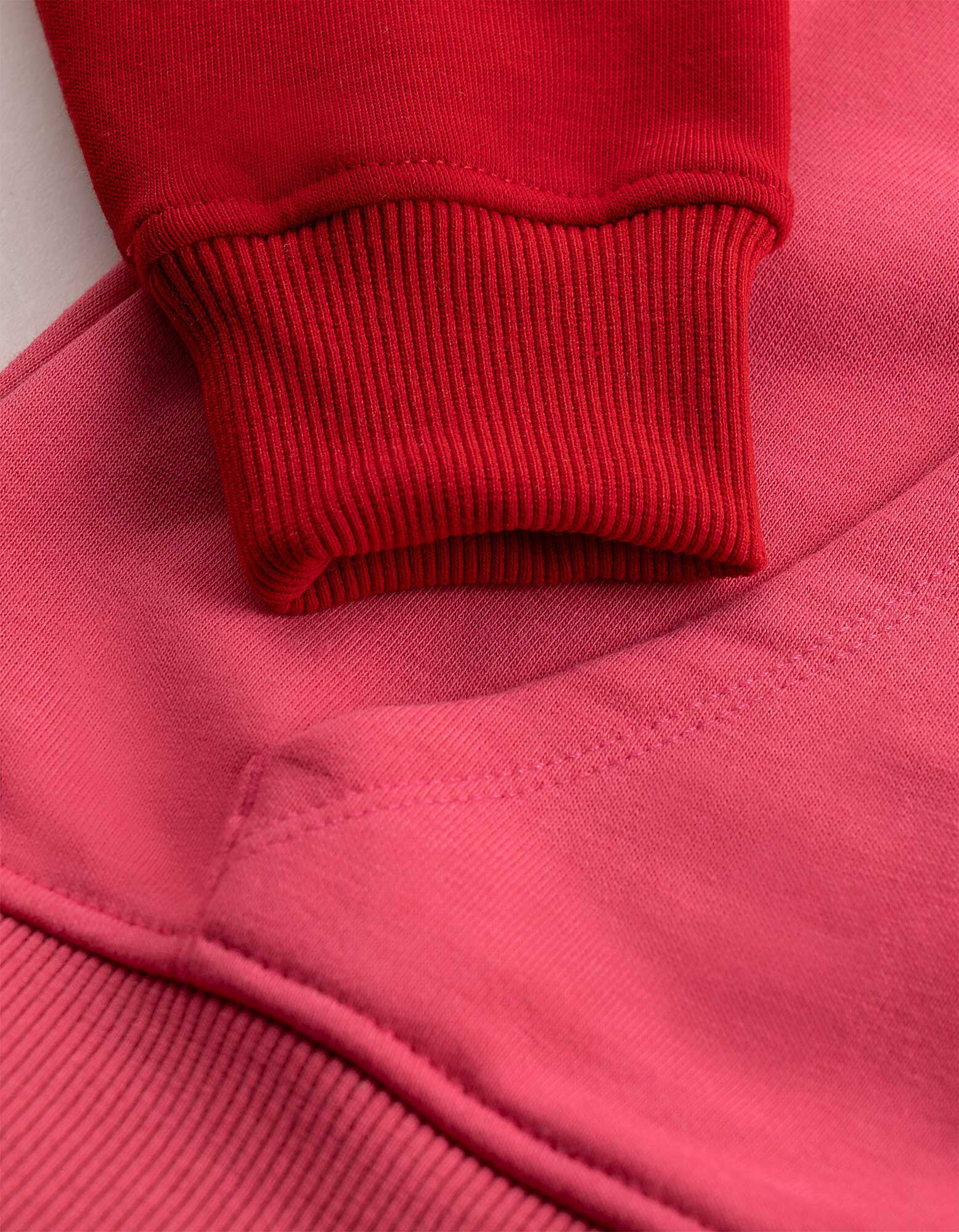 Sweatshirt - Blokmotief - Roze