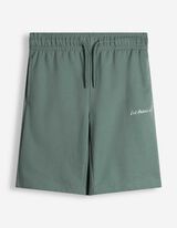 Bermuda  - Sweatstof - donkergroen