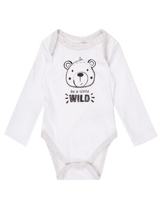 Newborn Body mit Print und Message