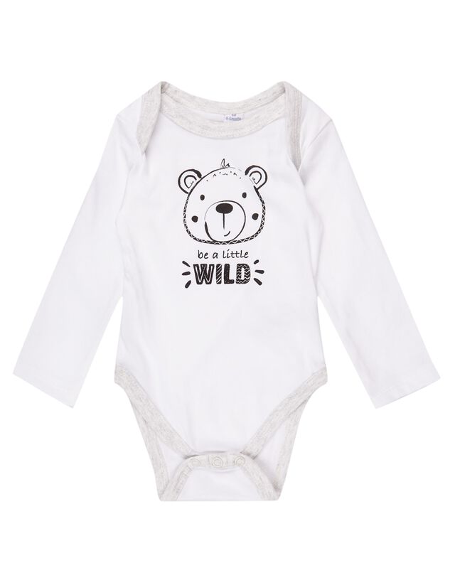 Newborn Body mit Print und Message