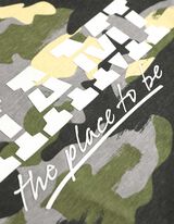 T-shirt - nadrukowany przekaz - zielony