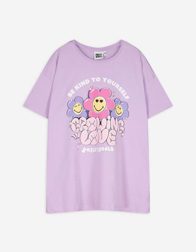 T-shirt - SmileyWorld® - Lilas