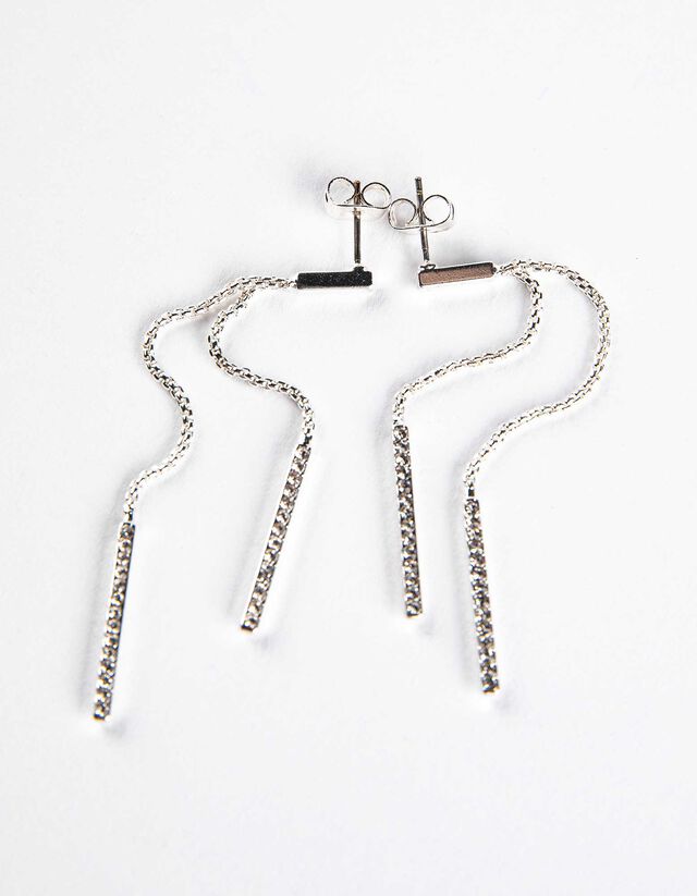Orecchini - Pietre di Strass - argento